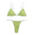 thumbnail image 1 of HomeGardon Swim Tops Women Push up Swim Top Clearance Bikini Swimsuit for Women Women Bandeau Bandage Bikini Set Push-Up Brazilian Swimwear Beachwear Swimsuit, 1 of 5