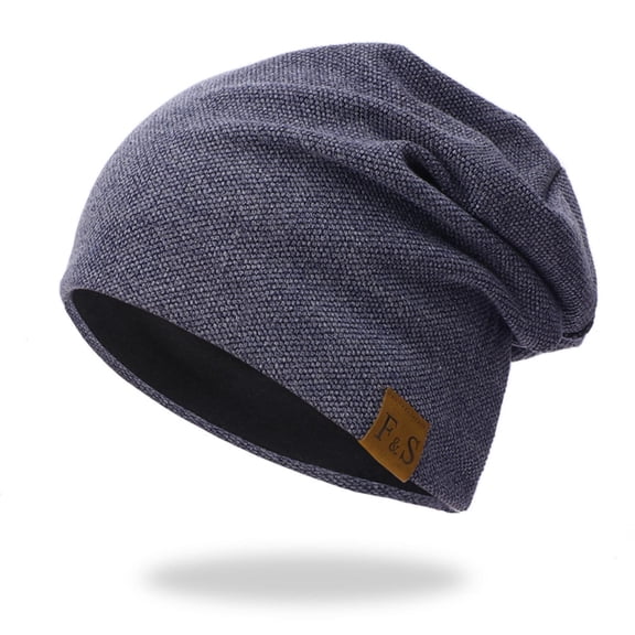 HomeGardon Winter Beanie Hat Hoodie Sports Street Style Hip-hop Casual Loose Fitting Men's and Women's Knitted Velvet Hat Hat