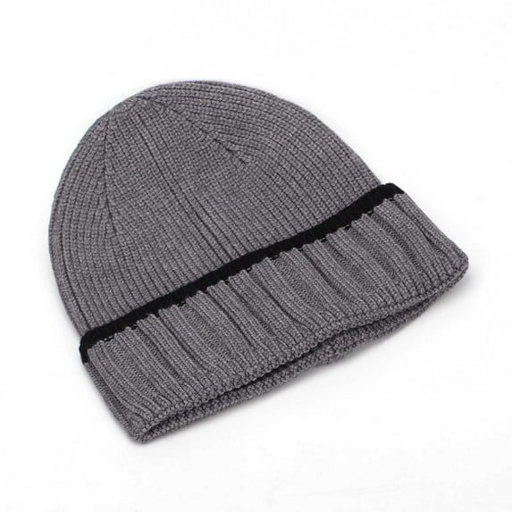 HomeGardon Winter Beanie Hat Winter Solid Color Cudged Warm Knitted Hat for Men and Women Adult Versatile No Brimmed Hat