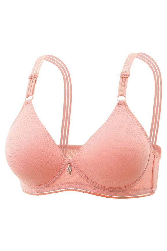 Wirefree Bras With Support And Lift,Woman's Color Comfortable Hollow Out Perspective Bra Underwear No Rims