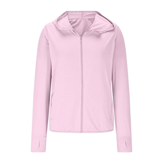 HomeGardon Women's Sun Protection Jacket Womens Casual Hoodies Sweater Long Sleeve Hooded Lattice Splicing Shirts Pullover Sweatshirts S-XXXXXL