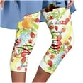 thumbnail image 1 of HomeGardon Womens Capris Pants,Pants for Women Summer Casual Elastic Waist Printed Cropped Pants,S-XXL, 1 of 5