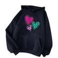 thumbnail image 1 of HomeGardon Womens Hoodie Graphic Hoodies for Women Women's Print Winter Hoodie Pullover Tops Long Sleeved Comfortable Sweatshirt,S-XXXL, 1 of 5