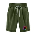 thumbnail image 1 of HomeGardon Womens Linen Shorts Shorts for Women,Summer Print Five Points Large Size Cotton Linen Pants Casual Pants,S-XXL, 1 of 6