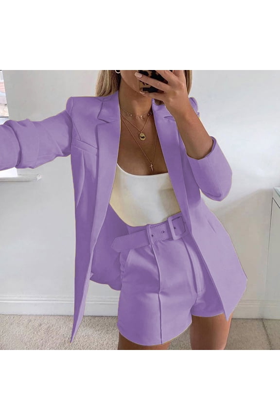 Womens Summer Cardigan Fall Fashion Women Sweater Blazer Casual Work Croppped Cardigan Lightweight Button Front Short Knit Blazer Jacket Lapel Collar Daily Jacket,S-XXL