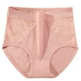 thumbnail image 1 of HomeGardon Womens Underwear Underwear for Women Plus Size,Women's Solid Casual High Waisted Cotton Soft Full Briefs Panties Breathable Super Stretchy Ladies Briefs,XL-XXXXXXL, 1 of 3