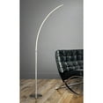 thumbnail image 1 of HomeGlam Horizon LED Arch Floor Lamp Brushed Nickel, 1 of 5