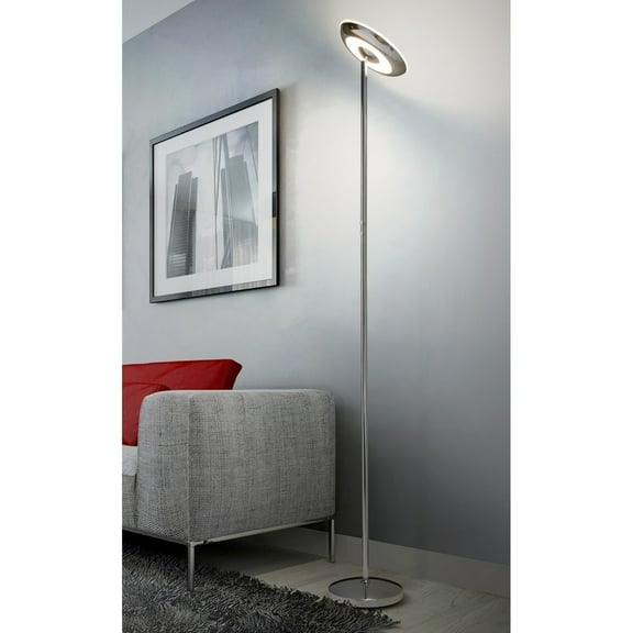 HomeGlam UFO 30W High Bright Up and Down Dimmable LED Torchiere Floor Lamp
