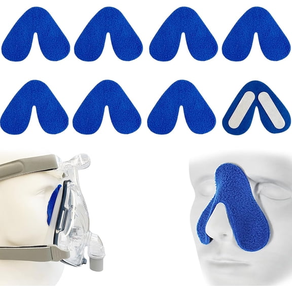 HomeJ Universal Nose Pads for CPAP Comfort Mask Nasal Pads for CPAP Face Pad Nasal Cushions Nose Bridge Protector Fit for Most CPAP Masks