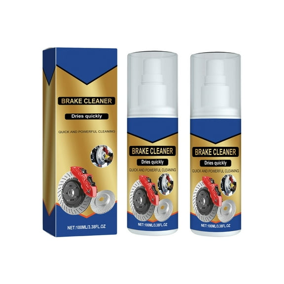 HomeKingdee 100ml Brake Cleaner for Cars and Motorcycles - Efficient Brake Fluid & Grease Remover, Guard Againsts Squeaking Disc Brakes, Improves Braking Performance