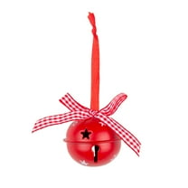 HomeKingdee 2-Inch Christmas Bells Ornaments Set - Shiny Finish Festive Decor Hanging Pendants for Xmas Tree Wreath Garland Indoor Festival Decoration