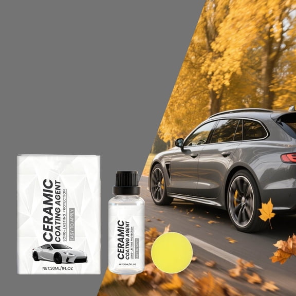 HomeKingdee 30ml Car Paint Care Polish Kit - Waxing, Polishing and Protection for DIY Car Paint Maintenance