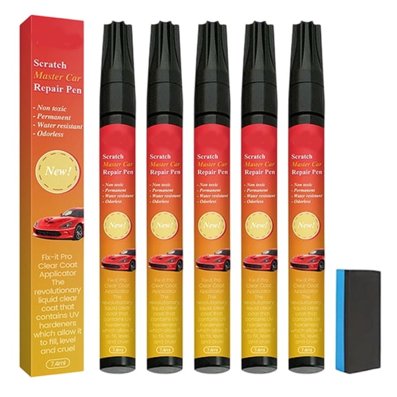 HomeKingdee All Cars Magic Pen for Car Scratches, Magic Car Scratch Removal Pen, Weatherproof Touch up Car Scratch Remover Repair Paint Pen for Vehicles Paint Scratch Repair