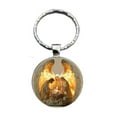 thumbnail image 1 of HomeKingdee Catholic Saints Keychain Acrylic Christian Keychain Religious Catholic Key Ring Gifts Jewelry for Women Men, 1 of 5