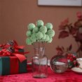 thumbnail image 1 of HomeKingdee Christmas Artificial Berry Stems Snow Sprays Holly Berry Stems for Christmas Tree Decoration Holiday Crafts Xmas Ornaments and Home Decor, 1 of 6