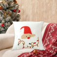 thumbnail image 1 of HomeKingdee Christmas Embroidered Pillow Covers,Christmas Tree Decor Pillow Covers for Sofa Couch Christmas White Cushion Cover Xmas Home Decor, 1 of 6