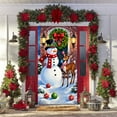 thumbnail image 1 of HomeKingdee Christmas Front Door Cover Xmas Tree Door Cover Banner Merry Christmas Door Hanging Backdrop Decorations for Home Winter Holiday Party Decor, 1 of 6