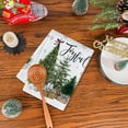 thumbnail image 1 of HomeKingdee Christmas Kitchen Towels Xmas Tree Dishtowels Decorative Hello Winter Hand Towels Absorbent Gloves Ball Merry Christmas Tea Drying Cloth Xmas Decor, 1 of 6
