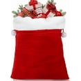 thumbnail image 1 of HomeKingdee Christmas Santa Sack,Jumbo Velvet Santa Gift Bags with Drawstring Plush Gift Bag for Christmas Gift Wrapping Home Decoration Supply, 1 of 3