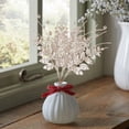 thumbnail image 1 of HomeKingdee Christmas Simulation Berry Tender Leaf Stem Designs Plastic Greenery Arrangements - Silver/Red/Rose Gold Artificial Floral Stem Designs for Xmas Tree FestivalParty Indoor Decor, 1 of 6