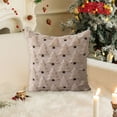 thumbnail image 1 of HomeKingdee Christmas Trees Decorative Pillow Covers, Soft Plush Faux Fur Farmhouse Throw Cushion Cases for Xmas Winter Holiday Home Decor, 1 of 5