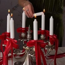 HomeKingdee Christmas Velvet Decorative Ribbons - Luxurious Cloth Material for Holiday DIY Gift Wrapping & Tree Ornaments