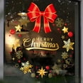 thumbnail image 1 of HomeKingdee Christmas Window Clings Red Gold Xmas Ball Window Stickers Double-Side Glass Decals for Home Party Supplies, 1 of 6