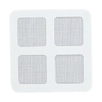 HomeKingdee Disposable Drain Hair Catcher, 50-Pack Adhesive Sink & Shower Strainer with Fine Mesh - Clog Guard Againstion for Bathroom, Kitchen, and Vanity Drains, Anti-Hair & Debris Filter Sheets