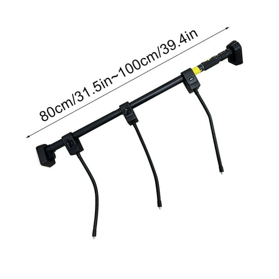 HomeKingdee Garland Hanger for Door Frame,Adjustable Heavy-Duty Garland Hanger,Christmas Wreath Tension Rod,Fits 32"- 80" Doors, for Hanging Garlands, Lights