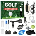 thumbnail image 1 of HomeKingdee Golf Advent Calendar, 24-Day Christmas Count-down Calendar for Father, Husband, or Boyfriend, Perfect Holiday Gift Featuring Golf Balls, Tees, Ball Markers, 1 of 4