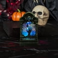 thumbnail image 1 of HomeKingdee Halloween LED Graveyard Tombstones Halloween Headstone Light Skull Graveyard Lamp Halloween Decoration Halloween Yard Decorations Headstone Decorations, 1 of 6
