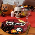 thumbnail image 1 of HomeKingdee Halloween Melamine Dinner Plates, Lightweight & Stackable for Holidays& Decor‌ Party plates, 1 of 6