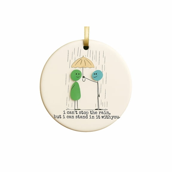 HomeKingdee Handmade Heart-Shaped Sea Glass Friendship Ornament - 3.15 Inch Unique Friendship Keepsake for Christmas Tree, Birthday Gift for Friend, Sister, Coworker, Indoor Festive Decor