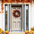 thumbnail image 1 of HomeKingdee Happy Thanksgiving Door Banner, Thanksgiving Fall Door Cover Decorations Hanging Pumpkin Turkey Maple Leaf Sign Backdrop Banner, 1 of 7