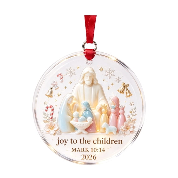 Tree Deocrations HomeKingdee Jesus Christmas Decoration Pendant Acrylic Ornament for ...