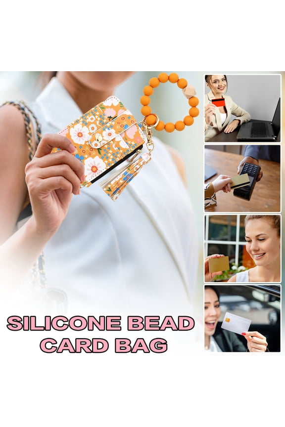 Leather Wallet Keychain - Compact Multi-Compartment Card Holder with Top-Notch Leather for Secure Keys, Cash, and Credit Cards, Pocket-Sized Daily Companion