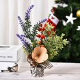 thumbnail image 1 of HomeKingdee Mini Christmas Tree Artificial Tabletop Tree with Pine Cone Berry Christmas Decor,Small Christmas Pine Tree for Home or Office Xmas Holiday Decorations, 1 of 3
