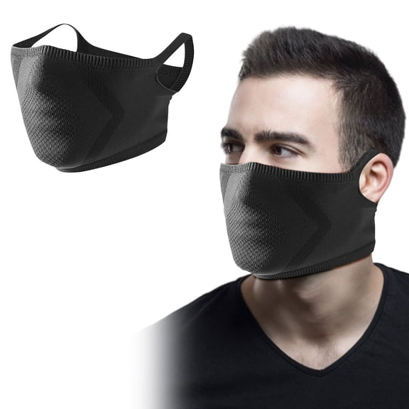 HomeKingdee Motorcycle Riding Face Mask - Windproof Ear Hanging Ice Silk Sunscreen UV Protection Balaclava for Men Women, Motorcycle Driving Outdoor Sports