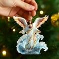 thumbnail image 1 of HomeKingdee Name Jesus Bible for Christian, Acrylic Angels Christmas Tree Ornaments, Unique Holiday Keepsake Decorative Gift, 1 of 9