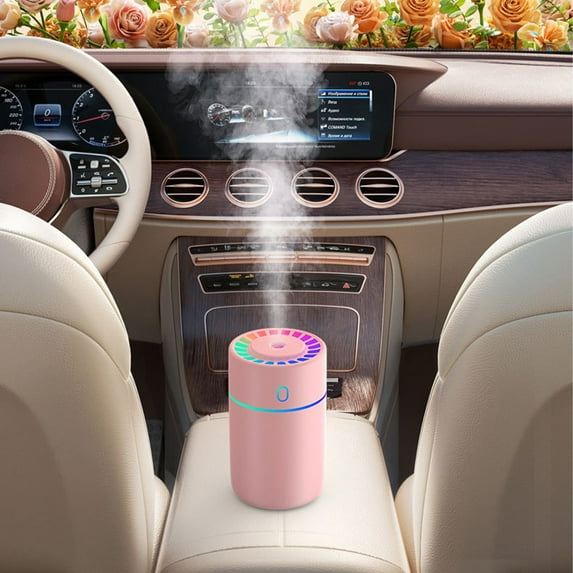 HomeKingdee Portable Mini Humidifier,Powered Mini Humidifier with Colorful Lights & 2 Mist Modes for Bedroom Car Office Home Travel