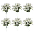 thumbnail image 1 of HomeKingdee Realistic Artificial Morning Glory Flowers 6PC-Weather-Resistant Plastic Outdoor Decor for Patio Garden Arrangements, 1 of 5