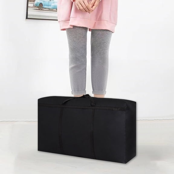 HomeKingdee Reinforced Fabric Moving Bags for Home Organization - Multi-Size Storage with Heavy-Duty Zippers & Handles