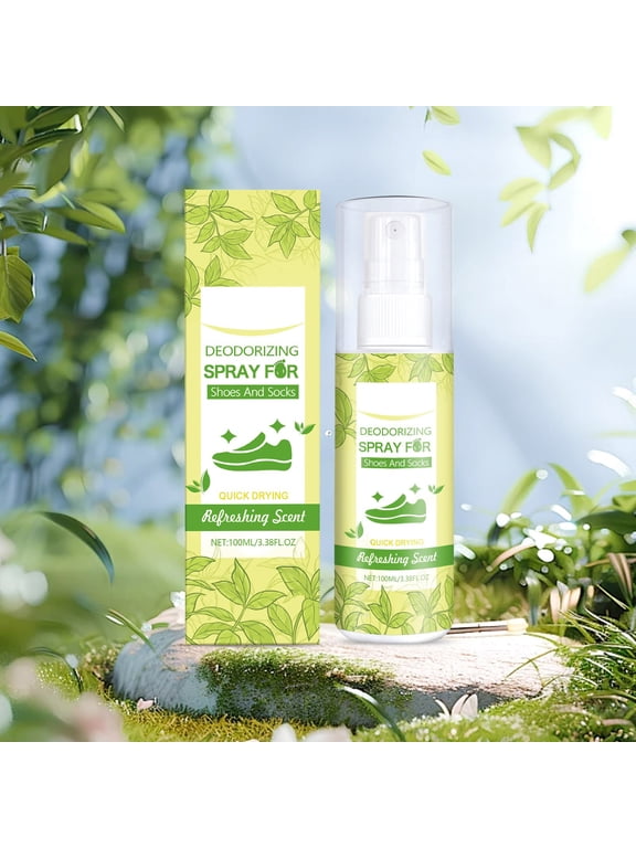 Shoes and Socks Deodorizing Spray 100ml Plastic Shoe Deodorizer Shoe Cabinet Odor Removal for All Kinds of Shoes