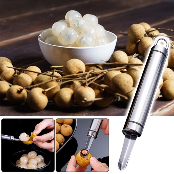 HomeKingdee Stainless Steel Multi-functional Corer - Ergonomic Handle, Compact Fruit Pitter and Shrimp Deveiner for Efficient Kitchen Prep and Cooking