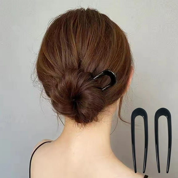 HomeKingdee U-shaped Hair Pin - Lightweight Comfortable Elegant Hair Accessory for Women for Daily Wear Parties and Events