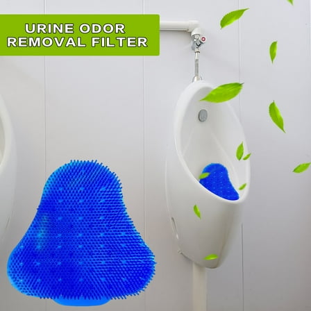 HomeKingdee Urinal Screen Deodorizer, Anti Splash Large Hole Scented Urinal Mats for Bathrooms Restrooms