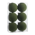 thumbnail image 1 of HomeKingdee Velvet Christmas Balls Ornaments, Flocked Shatterproof Christmas Ornaments Hanging Xmas Tree Decorations Set for Home Party Holiday Decor, 1 of 5