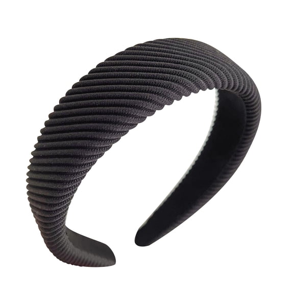 HomeKingdee Vintage Pure Color Plastic Headband - Stretchy Cute Hair Band for Face Washing Skin Care Makeup Exercising and Gift Giving
