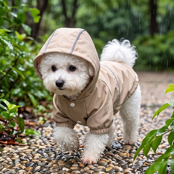 Cat Checking Weather HomeKingdee Waterproof Dog Raincoat Pet Jacket - Outdoor Rain Cover for ...
