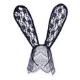 thumbnail image 1 of HomeKingdee Women's Lace Bunny Ears Headband with Veil - Party Hair Accessories for Valentine's Day Wedding Night Balls, 1 of 2